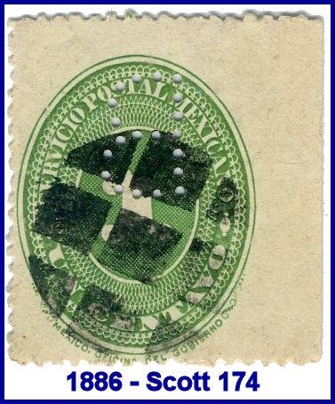 Bartning 1886 perfin