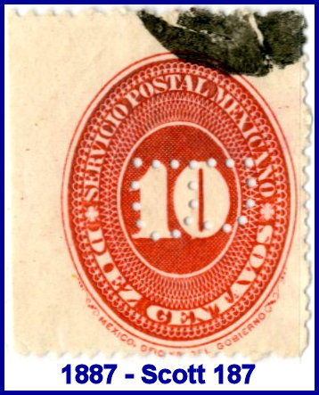 Bartning 1887 perfin