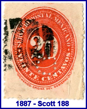 Bartning 1887 perfin