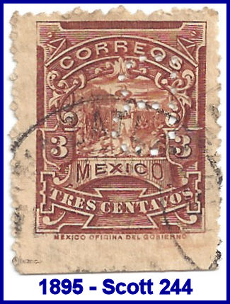 Bartning 1895 perfin