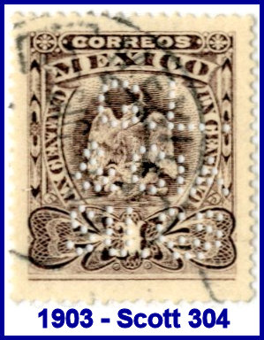 G. Lohse 1903 perfin