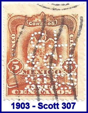 G. Lohse 1903 perfin