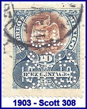 G. Lohse 1903 perfin