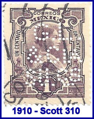 G. Lohse 1910 perfin