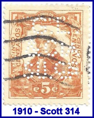 G. Lohse 1910 perfin