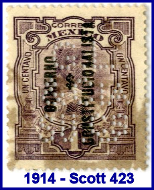 G. Lohse 1914 perfin