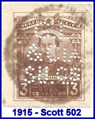 G. Lohse 1915 perfin