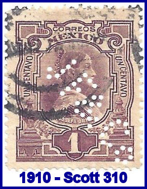 Johannsen Felix 1910 perfin