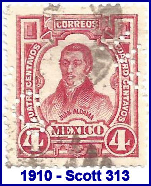 Johannsen Felix 1910 perfin