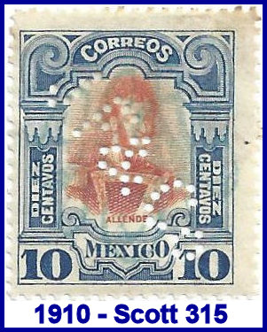 Johannsen Felix 1910 perfin