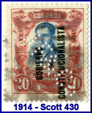 Johannsen Felix 1914 perfin