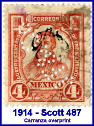 Johannsen Felix 1914 perfin