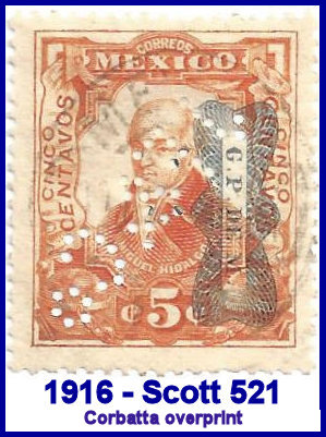 Johannsen Felix 1916 perfin