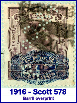 Johannsen Felix 1916 perfin