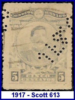 Johannsen Felix 1916 perfin