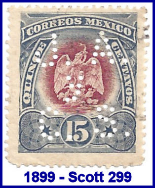 Julio Albert 1899 perfin