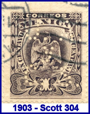 Julio Albert 1903 perfin