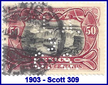 Julio Albert 1903 perfin