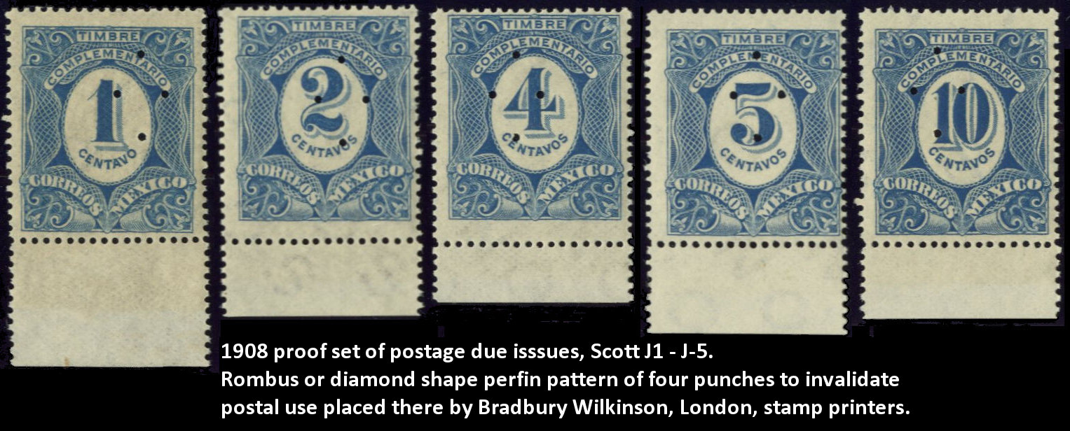 1908 Postage Due Proof set